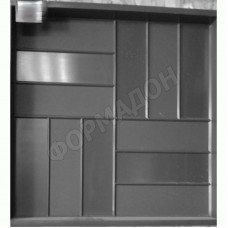 Пластиковая форма для тротуарной плитки Квадрат 12 кирпичей Пластиковая форма для тротуарной плитки Квадрат 12 кирпичей